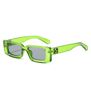 Lunettes de soleil de style européen et américain, petite monture, noires, protection UV400, pour sports de plein air - Product Image 3