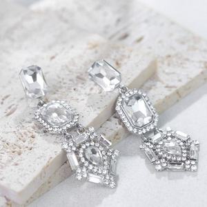 925 <b>Silver</b> Needle European American Style Asscher Cut Zircon Studded <b>Stud</b> Earrings Trendy Butterfly Sparkling Fashion Jewelry - Product Image 6