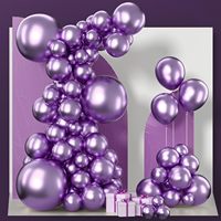2025 nouveau or argent métallique ballons mariage bébé douche fête d'anniversaire guirlande arc Kit Chrome LaTeX ballon ensemble 105 pièces/sac