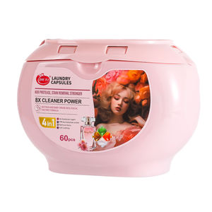 Laundry Capsules 60Pcs Floral Scent 4in1 <b>Detergent</b> Pods for Automatic Machine Washing Anti-Bacterial Deep Clean Soften Color Pro - Product Image 1