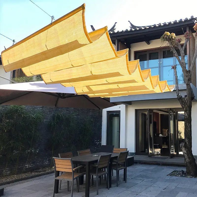 1m x 8m cluding phụ kiện lắp đặt kính thiên văn sóng Sun Shade Sail vườn Sun nơi trú ẩn mái hiên gazebo cắm trại dù để che nắng Net