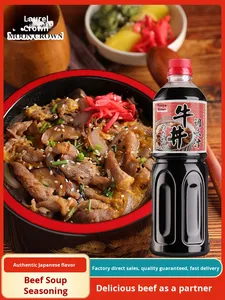 Sauce Gyudon Moon Crown 1kg, saveur sucrée et salée de bœuf japonais, pour base de riz et fondue japonaise, usage commercial, conditionnement en bouteille - Product Image 3