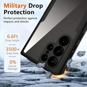 Coques de Téléphone Transparents Intégrales 360 Avant Arrière pour <span class=keywords><strong>Samsung</strong></span> Galaxy S25 FE S25 Edge S24 S23 <span class=keywords><strong>S22</strong></span> <span class=keywords><strong>Ultra</strong></span> Plus A07 A17 M36 - Product Image 3