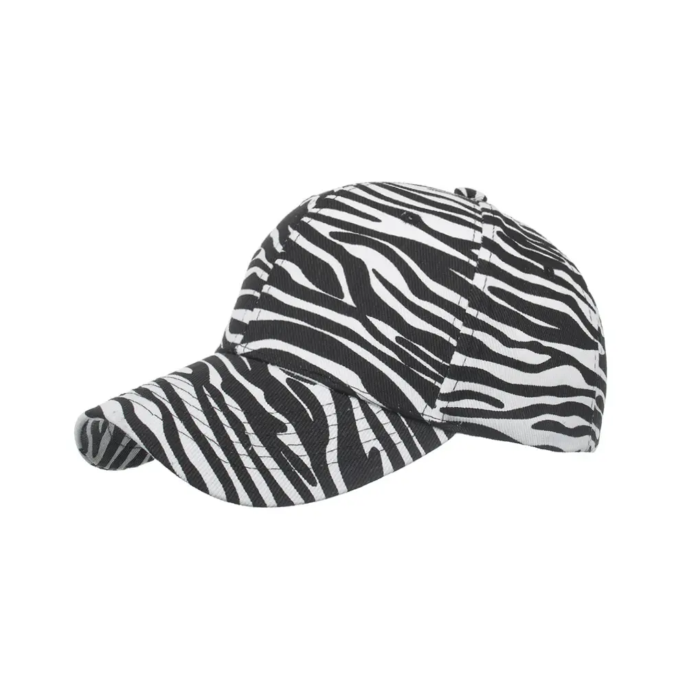 BDM001 новый продукт, модная Регулируемая шляпа от солнца, уличная бейсбольная кепка, саржевая шляпа от солнца с рисунком зебры, шляпы от солнца