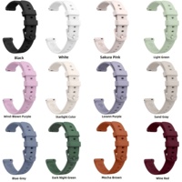 Großhandel 14mm Schlankes Silikonarmband für Garmin Lily 2 Uhr Weiches Leichtgewichtiges Ersatzband mit Individuellem Logo Damen-Uhrenarmbänder