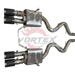 Silenciador Catback Vortex de acero inoxidable resistente a la oxidación con tubo en X para BMW E90 M3, tubo de escape modificado para carreras. - Product Image 5