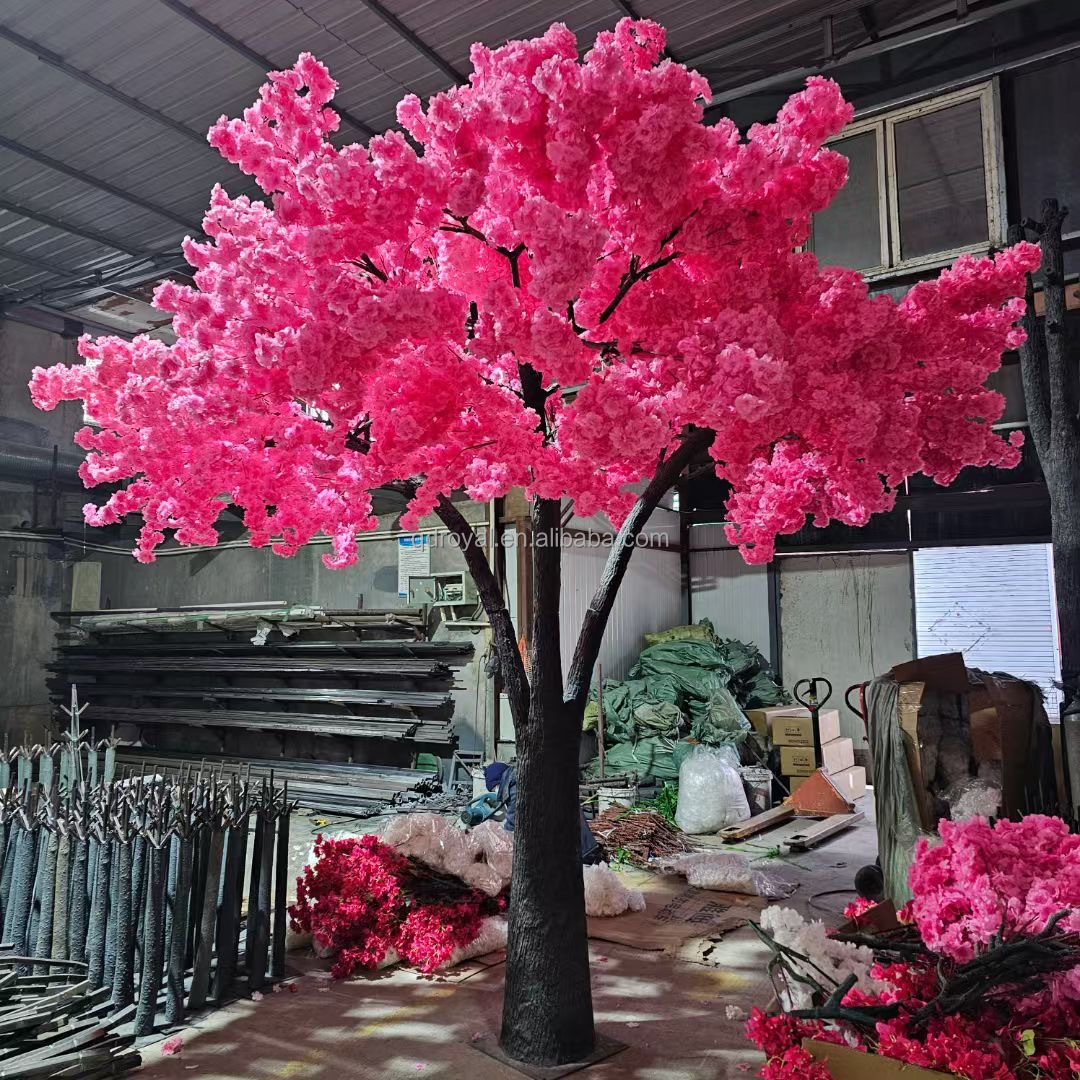 プレミアム3メートルの人工桜の木で、自然を室内に取り込み
