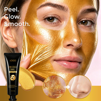 Masque facial peel-off à l'or et à la bave d'escargot OEM ODM, hydratant, éclaircissant, rajeunissant, anti-âge, soin de la peau