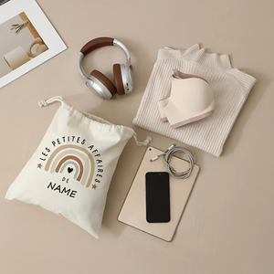 Sac anti-poussière personnalisé en coton biologique réutilisable, écologique, portable, pour sac à main et chaussures de luxe, printemps/été - Product Image 2