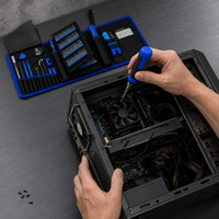 Kit de tournevis magnétique de précision Ultimate 191 en 1, complet, professionnel, pour la réparation d'ordinateurs, de téléphones portables et d'ordinateurs portables, avec embouts Torx