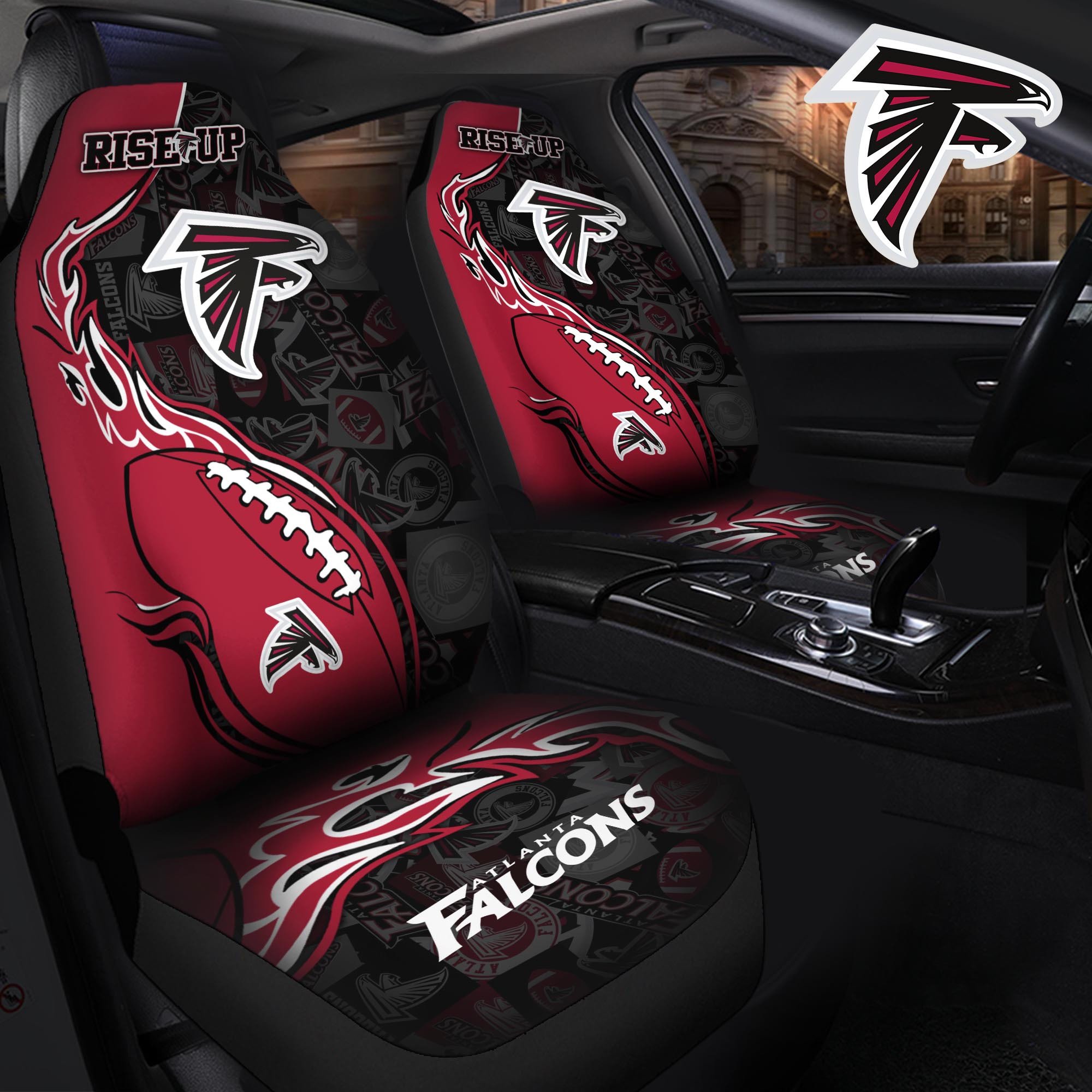 Nfle Соколиные автомобильные аксессуары из искусственной кожи универсальный автомобильный чехлы на сиденья полный набор подушки продукт для наилучшей продукции