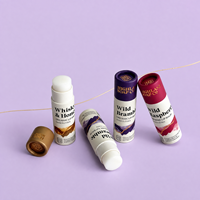 Tube en papier Kraft Push-up biodégradable pour emballage de déodorant solide et baume naturel
