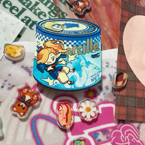 Benutzer definierte Plüsch Weißblech Knopf Abzeichen Name Metall Zinn Pin Großhandel Logo Offsetdruck - Product Image 6