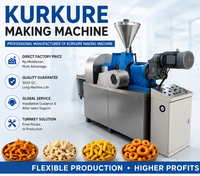 Ligne de production de snacks de maïs Kurkure, machine automatique de cuisson pour la fabrication de Cheetos et d'aliments soufflés