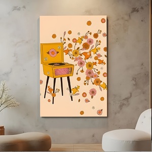 <span class=keywords><strong>Poster</strong></span> sur toile sans cadre Diytree Brand Easter Oil Painting Bohemian Style Floral <span class=keywords><strong>Illustration</strong></span> for Living Room Decoration - Product Image 4