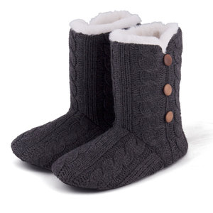 Chaussons d'hiver en fourrure de haute qualité pour femmes, confortables et chauds, pour la maison - Product Image 2
