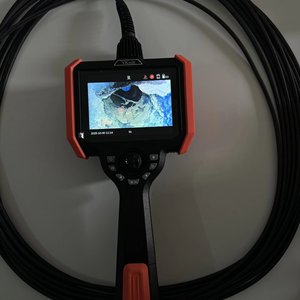 Endoscope vidéo industriel 6 mm, câble de travail de 10 m, écran LCD 5 pouces, carte SD CMOS, articulation joystick 360 degrés, étanche IP67, WIFI - Product Image 1