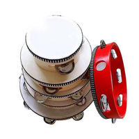 Wholesale Tambourine Interest Cultivation Hand Drum Rhythmic Interaction Percussion Musical Instrument for Children