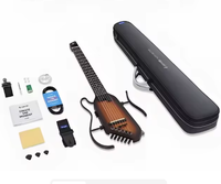 Gitar Lipat Portabel DONNER HUSH-C Senar Nilon Ringan untuk Pemula Musik Alat Musik