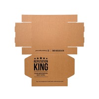 Boîte d'expédition en carton ondulé personnalisée avec bande d'ouverture facile pour e-commerce, vente en gros