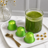 Capsules de Matcha Latte Caramel Crème – Thé Vert Riche et Onctueux – Dosettes Individuelles pour Machine à Expresso – Vente en Gros, Faible MOQ