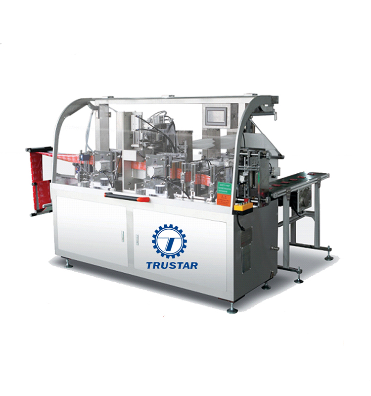 Высококачественные автоматические спиртовые прокладки, машина для производства влажных салфеток, дезинфекция, нетканые в комплекте 2800*2800*800 50/60 Гц Trustar 1100 кг