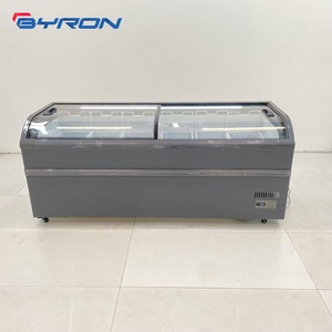 Congelador Horizontal Comercial de Ahorro Energético para Hipermercados, Exhibidor de Pescado Congelado y Almacenamiento de Hielo, con Temperatura Ajustable - Product Image 3