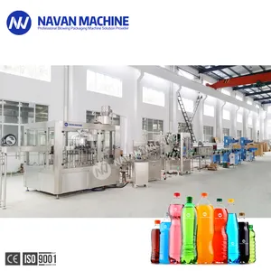 Ligne de production de boissons gazeuses Machine de remplissage automatique complète d'eau pétillante de cola