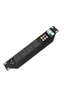 PDU เพาเวอร์สตริปเซ็นเตอร์พีดียู4พอร์ตอัจฉริยะ10A 110-250โวลต์ mqtt Modbus SNMP Telnet รีโมทคอนโทรล - Product Image 3