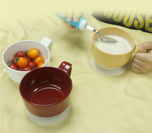 Prix d'usine sans BPA fournitures d'alimentation pour bébés bol pour tout-petits bol à ventouse pour bébé avec cuillère - Product Image 5