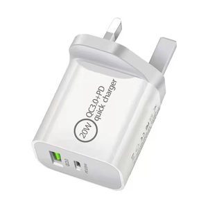 Uk 20W <span class=keywords><strong>Cargador</strong></span> <span class=keywords><strong>Original</strong></span> Uk Plug Pd Fast 20wcargador <span class=keywords><strong>De</strong></span> Celular Usb Plegado 20W Tipo C Adaptadores <span class=keywords><strong>De</strong></span> <span class=keywords><strong>Cargador</strong></span> <span class=keywords><strong>De</strong></span> Teléfono Móvil - Product Image 4