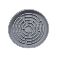Personnalisé Portable Silicone Pet Dîner Nourrir Chien Plaques D'eau Petit Élevé Lent Alimentation pour Voyage Chat Chaud Manger Chien