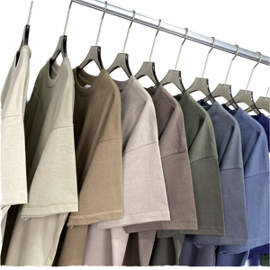 Camiseta de Algodón de Manga Corta con Cuello Redondo y Color Sólido para Hombre, Corte Regular, Estilo Casual - Product Image 1