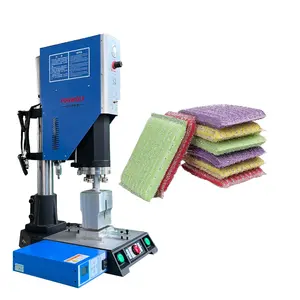 Factory Price Kitchen Dish Cleaning Wash Sponge Ultrasonic Welding And Cutting Machine Dishwashing Cloths Make Machine