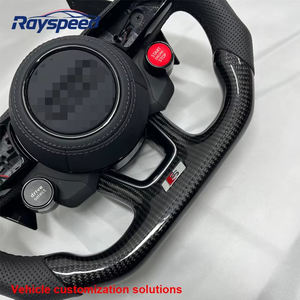 <span class=keywords><strong>Volante</strong></span> de fibra de carbono personalizado para <span class=keywords><strong>Audi</strong></span> RS Series RS3 RS4 RS5 RS6 RS7 S3 S4 S5 Old B8 Series A8 R8 Q7 Q5 - Product Image 2