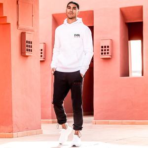 Contrast Polyester Customize logo <b>Hoodie</b> Custom <b>Men</b> Fashion Plain Thick Pullover Hoodies - Product Image 4