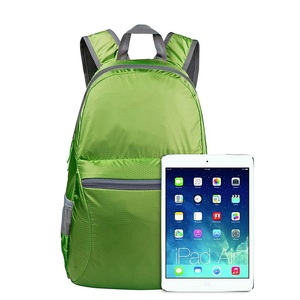 Sac à dos en nylon ultra-léger avec logo personnalisé de haute qualité étanche Sports Fitness pliable avec fonction antivol Style de mode - Product Image 4