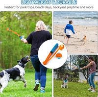 AFP-Lanceur de Balles de Tennis Portable et Pliable pour Chien de 6.5cm, Jouet Interactif, Lanceur de Balles pour Chien
