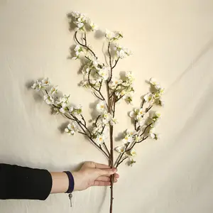 De gros art conception matériel-Cerisier artificiel avec fleurs, 1 pièce, fausse plante, pour un matériel de Design artistique