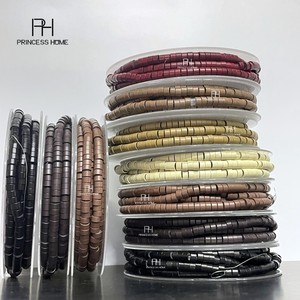 Marque privée 4.0*2.0*3.0mm taille 1000 pièces pré-collé Silicone Micro anneau perles lignes de cheveux perles pour Extensions de cheveux - Product Image 1