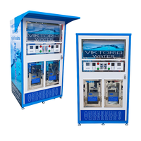 Distributeur d'eau entièrement automatique à double sortie, station d'eau purifiée en libre-service avec système de filtration RO