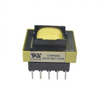 EE28 Dikey Tip PCB Montaj Trafo 220V - 24V 12V PV Step-Down Ferrit Nüveli Güç Trafosu