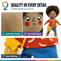 Poupée en peluche personnalisée sur mesure, fabrication professionnelle, fabricant OEM, poupée personnalisée, MOQ 1 pièce.
