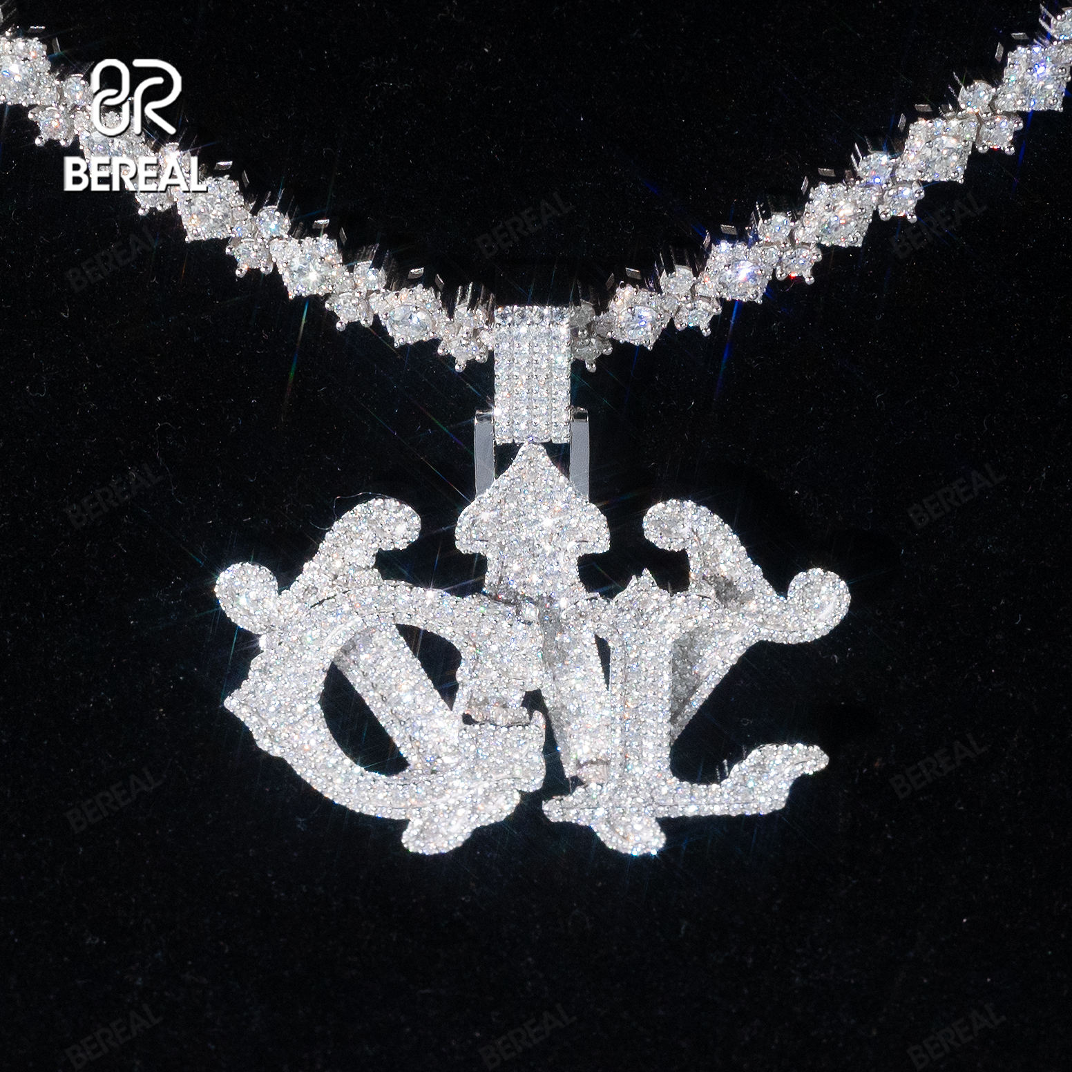 2inches Moissanite+S925