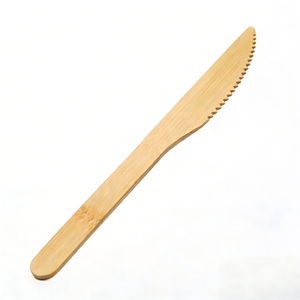 Cuchillo <span class=keywords><strong>de</strong></span> Bambú 100% Natural, Seguro para Alimentos, Cuchillo <span class=keywords><strong>de</strong></span> Bambú Desechable para Niños, para Cocinar, Cortar Verduras y Frutas <span class=keywords><strong>de</strong></span> Forma Segura, Venta al por Mayor - Product Image 5