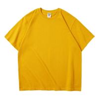 T-shirt Homme 100% Coton Blanc Oversize Imprimé Formel à Manches Courtes Respirant avec Bordure Contrastante Élégant Quotidien Basique