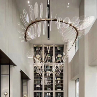 Lampe suspendue, éclairage LED, luminaire décoratif de plafond pour restaurant, luminaire décoratif LED moderne de luxe, lustre Alex pour bar, café
