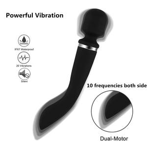 Silikon Multi-Speed Wand Massage gerät Stimulation Frauen Sexspielzeug Großhandel Dildos Vibrator <span class=keywords><strong>Sex</strong></span> alte Frau Sexspielzeug für Mann - Product Image 2