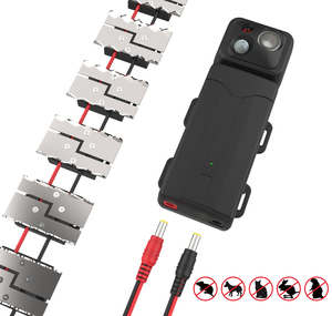 Dispositivo repelente de roedores de descarga eléctrica de alta calidad, cabezal de detección giratorio de 180 grados, repelente ultrasónico de Marta - Product Image 6