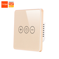Interrupteur intelligent TYSH Google Alexa Tuya pour la maison connectée, contrôle à distance par application, variateur de lumière Zigbee